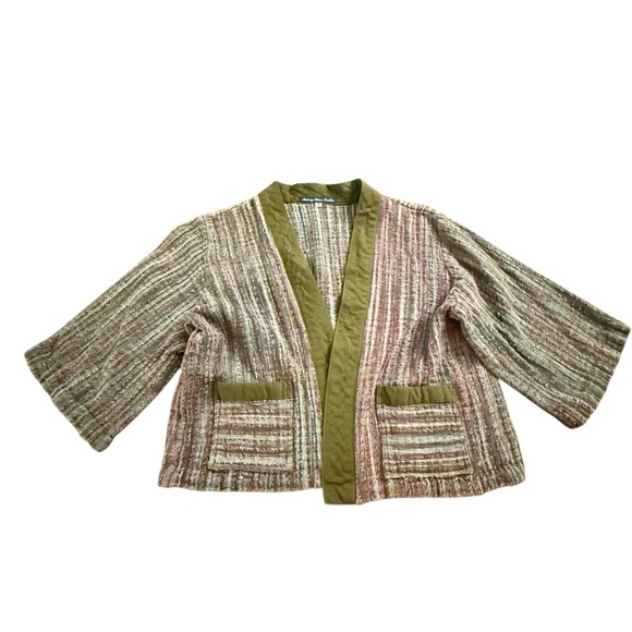 Mekong River Textiles Indigo Dyed Handwoven Kimono Medium - Picture 1 of 5